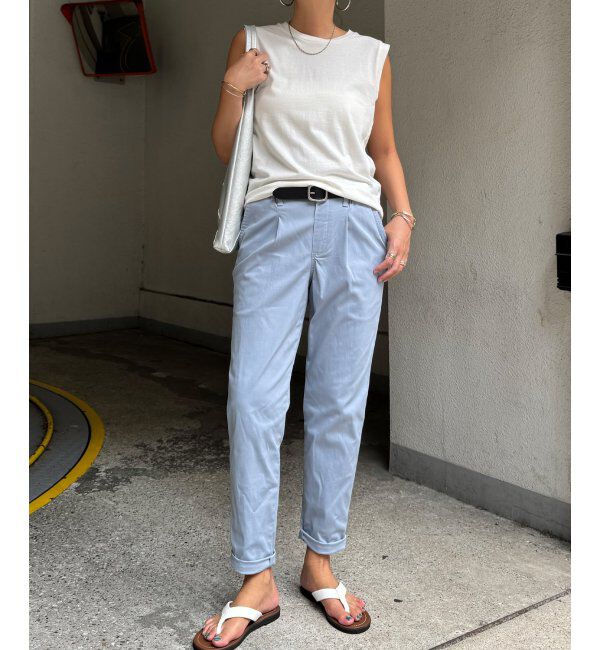 Lbc with Life「さらひやプラスジップレスパンツ」|その他|ブルー