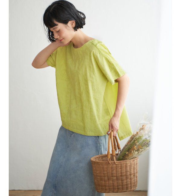 Lbc with Life「ペイズリー刺繍ブラウス」|シャツ・ブラウス|