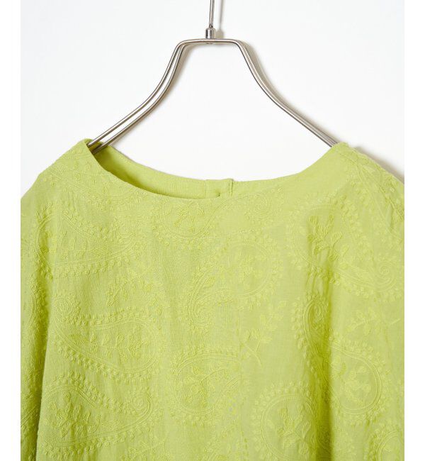 Lbc with Life「ペイズリー刺繍ブラウス」|シャツ・ブラウス|