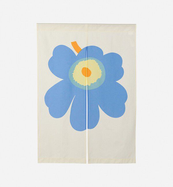 Marimekko「【日本限定】Unikko Noren カーテン 90&times;120cm」|その他|ﾗｲﾄﾌﾞﾙｰ&times;ﾗｲﾄｲｴﾛｰ
