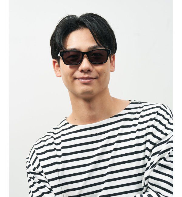  「ウェリントン型 サングラス 大きめフレーム 紫外線対策 UVカット ユニセックス」|サングラス|