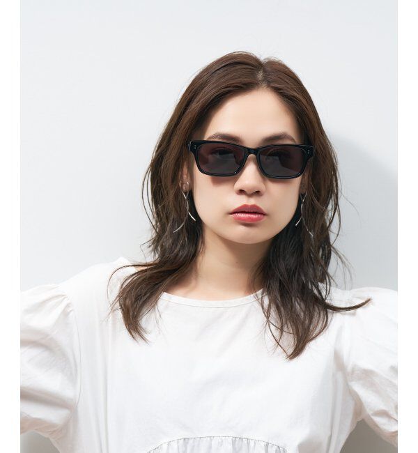  「ウェリントン型 サングラス 大きめフレーム 紫外線対策 UVカット ユニセックス」|サングラス|