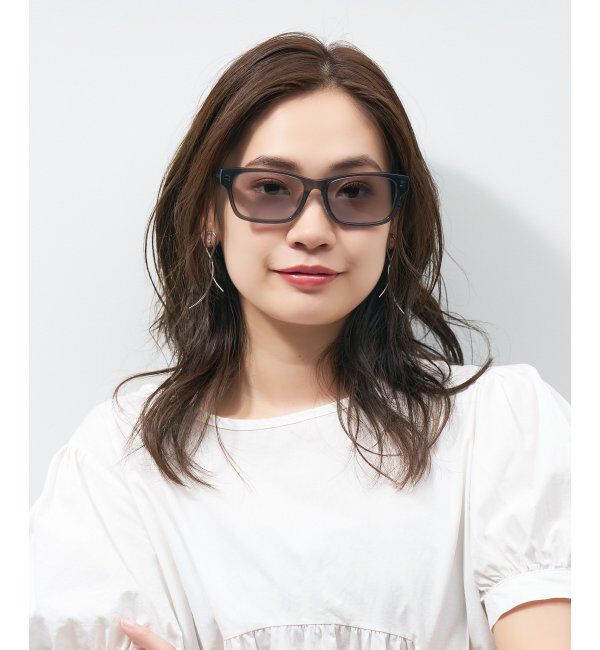  「ウェリントン型 サングラス 大きめフレーム 紫外線対策 UVカット ユニセックス」|サングラス|