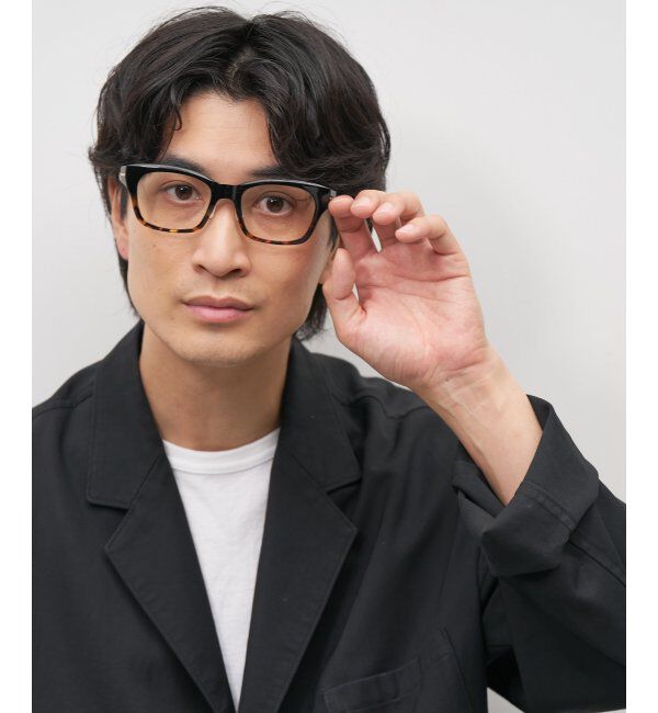  「ウェリントン型メガネ｜ビジネス｜Zoff｜SMART REGULAR CALRO レンズ交換券付」|メガネ|