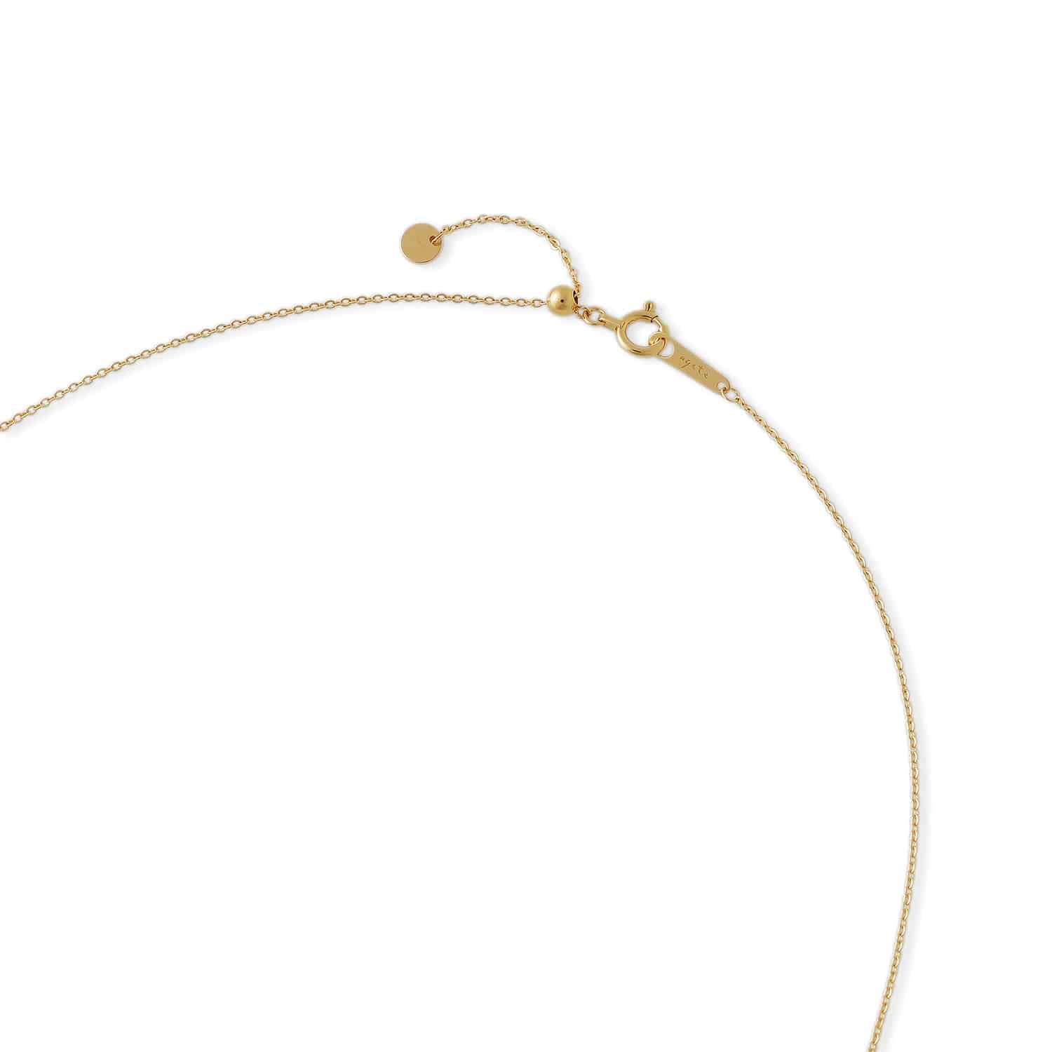 agete「K10ネックレスチェーン」|ネックレス|