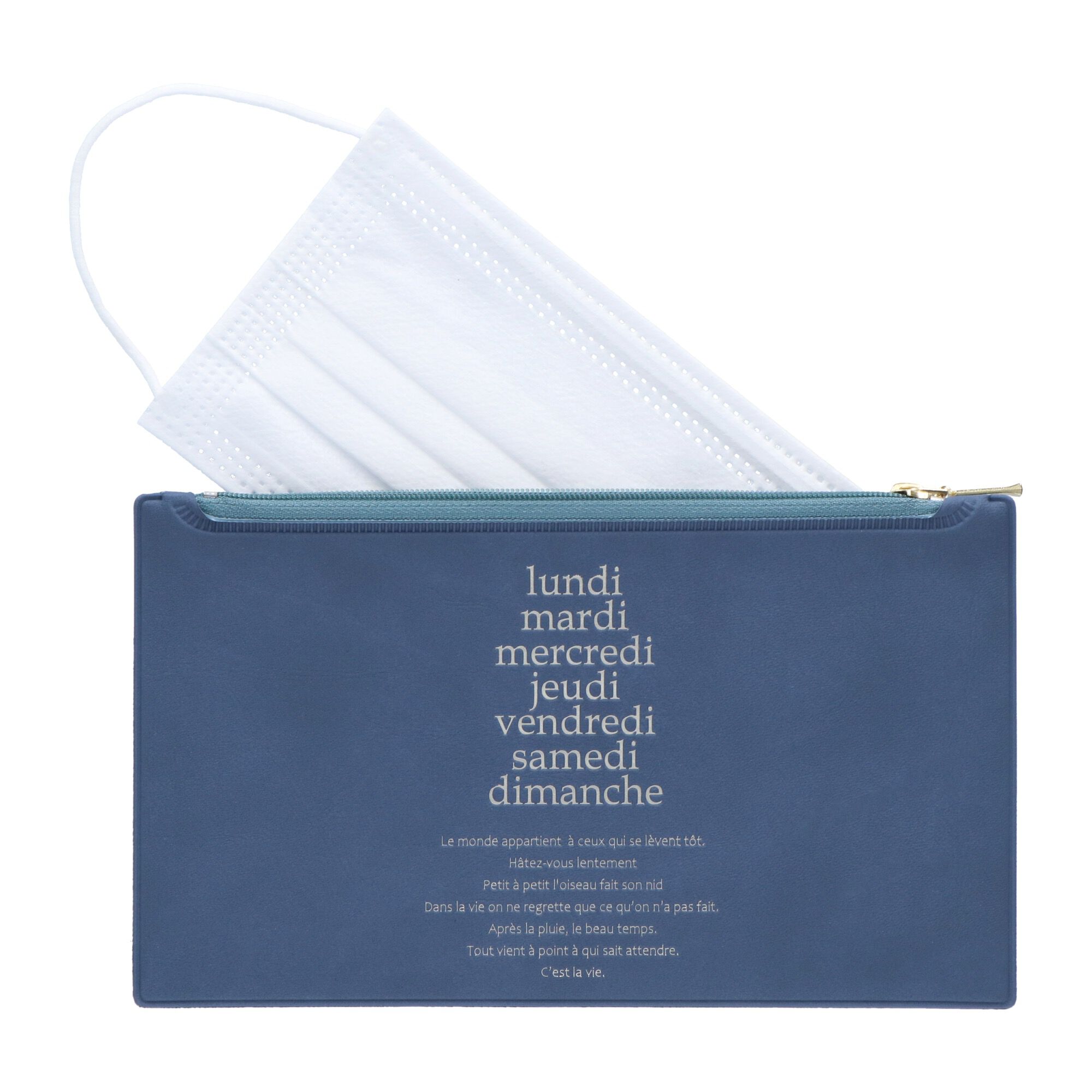  「抗菌・マルチ　ケース　ヨコ／ＪＯＵＲＮＡＬＩＥＲ」|ポーチ|ｿﾌﾄﾌﾞﾙｰ