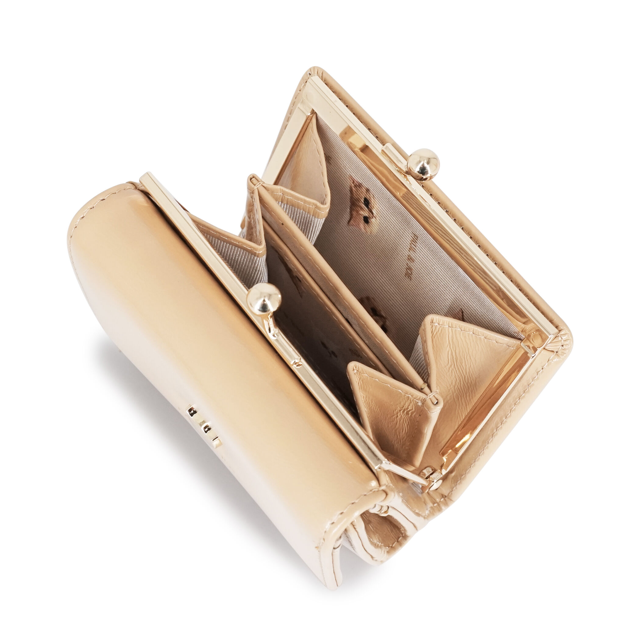 PAUL&JOE「口金ミニ財布／ＳＭＡＬＬ　ＣＡＴ　ＦＡＣＥ　ＭＥＴＡＬ」|財布|