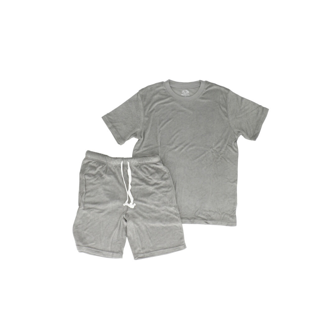BACKYARD FAMILY「フルーツオブザルーム ルームウェア 通販 FRUIT OF THE LOOM セットアップ」|ルームウェア|グレー1