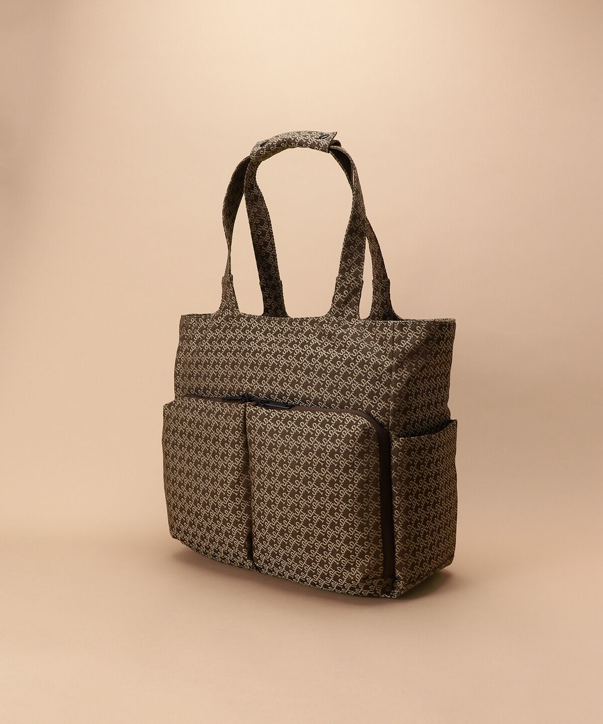 Samantha Thavasa「ST Jacquardフロントポケットデザイン トートバッグ」|トートバッグ|