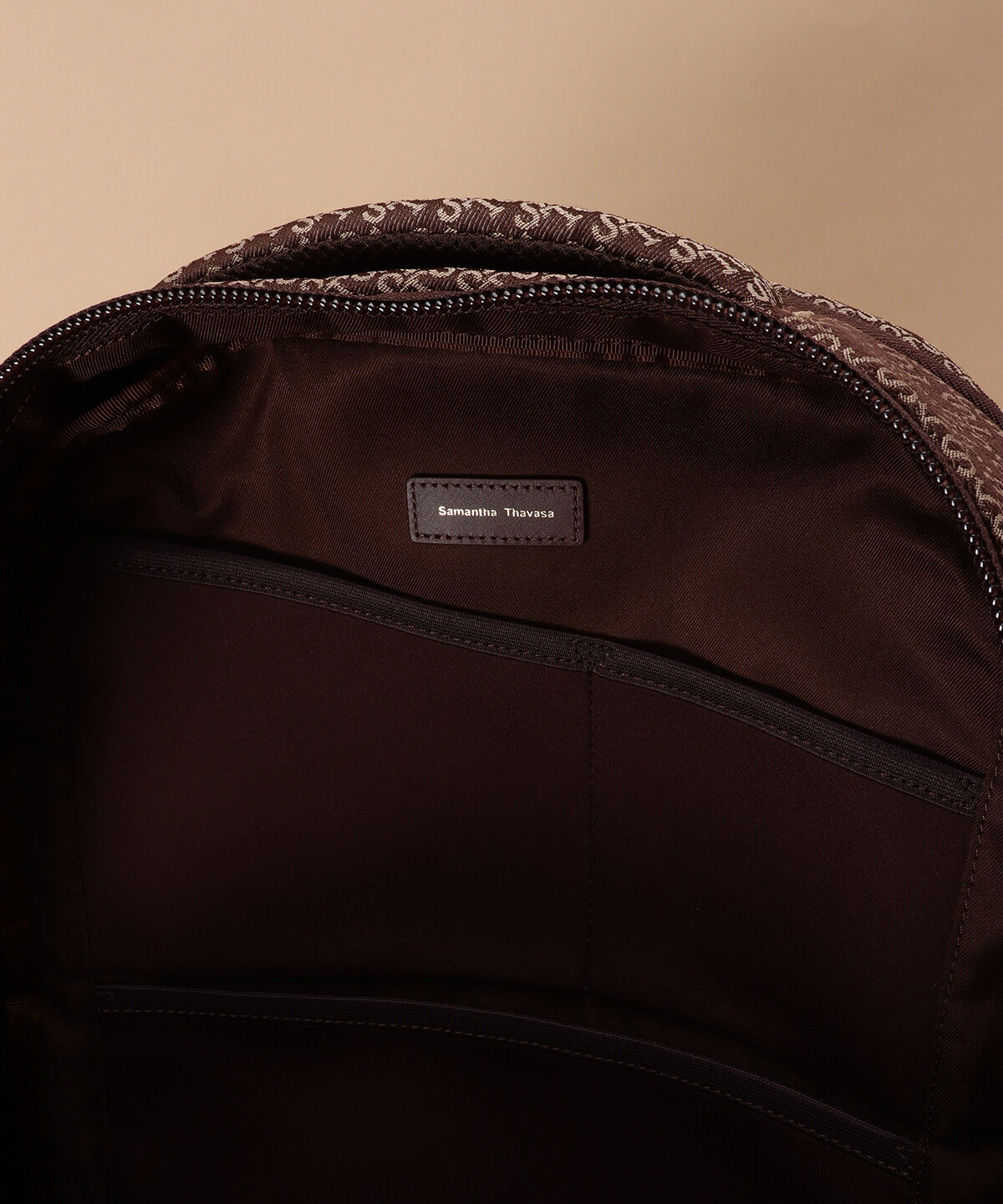 Samantha Thavasa「ST Jacquardフロントポケットデザイン リュック」|リュック|