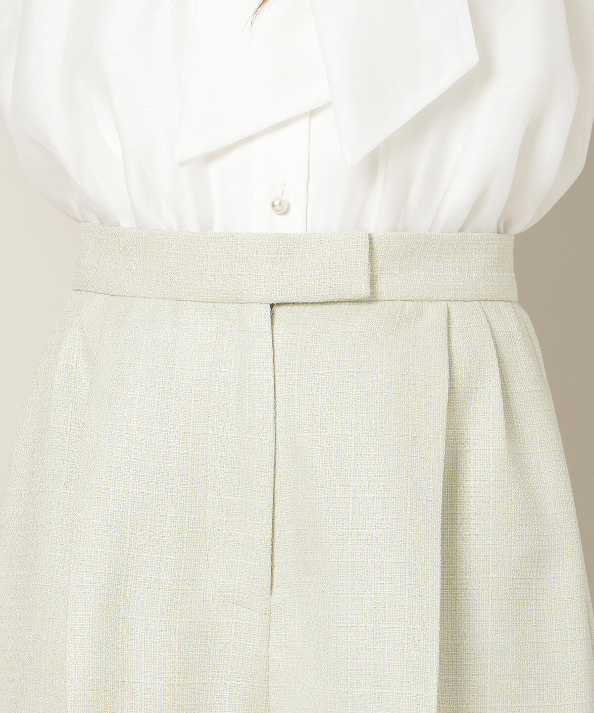 WILLSELECTION「ツイードタックショートパンツ」|キュロット|