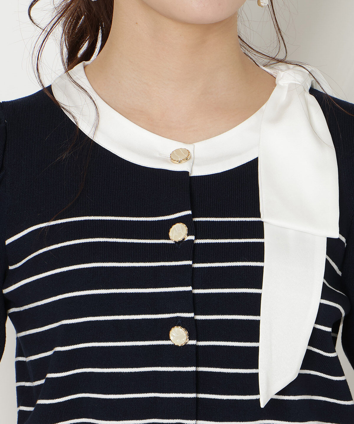 WILLSELECTION「リボンパフカーディガン」|カーディガン|