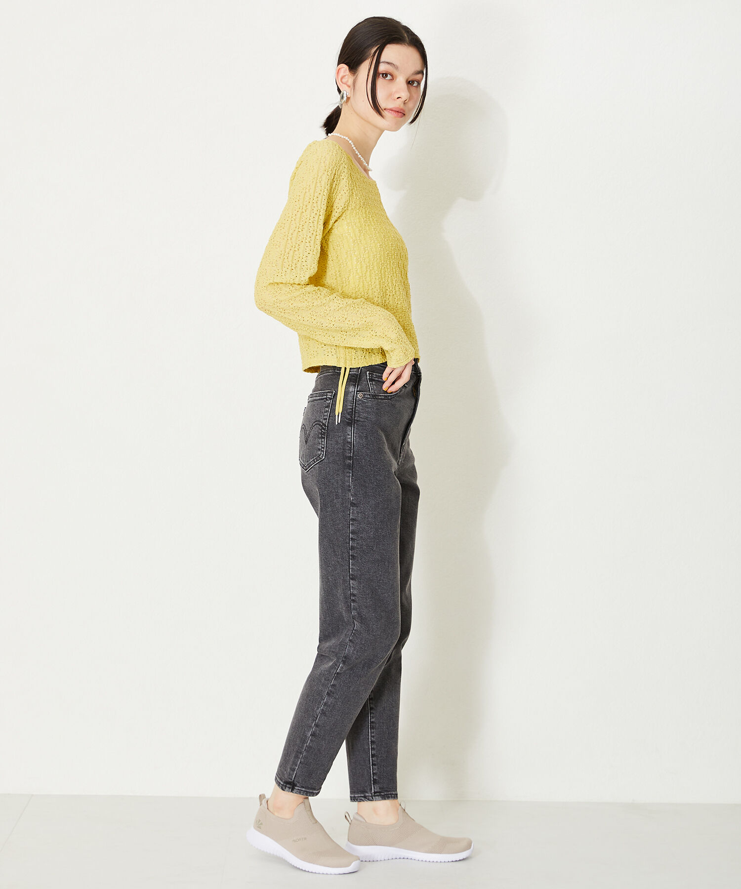 ORiental TRaffic「【累計19万足突破 】 ニット スニーカー /3709 柔らかい 伸縮性 軽量」|スニーカー|