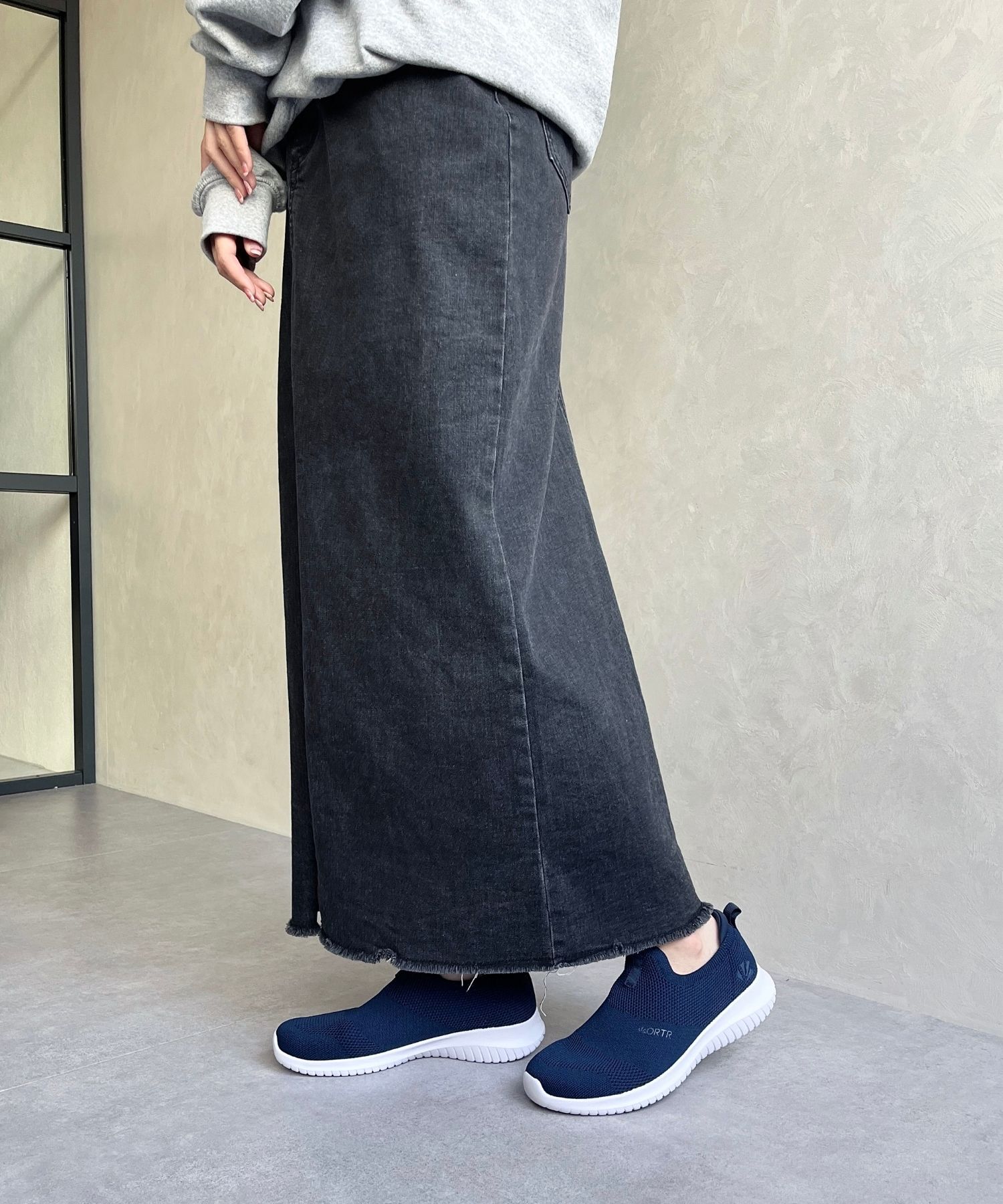 ORiental TRaffic「【累計19万足突破 】 ニット スニーカー /3709 柔らかい 伸縮性 軽量」|スニーカー|