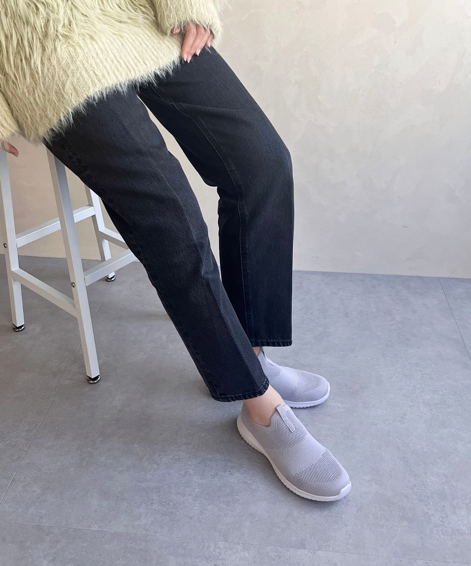 ORiental TRaffic「【累計19万足突破 】 ニット スニーカー /3709 柔らかい 伸縮性 軽量」|スニーカー|