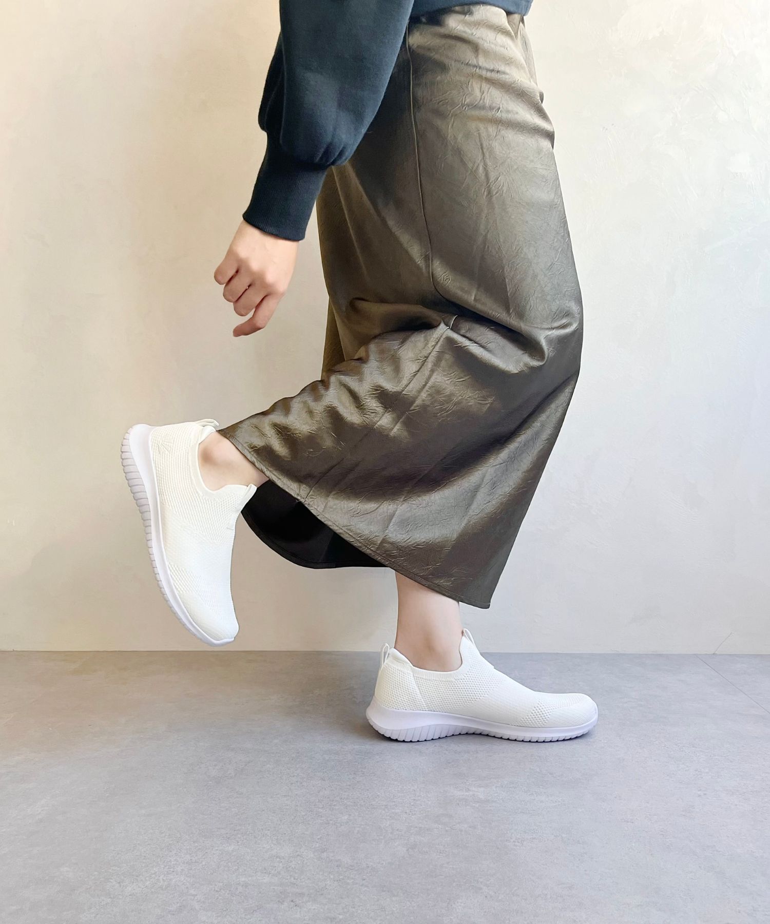 ORiental TRaffic「【累計19万足突破 】 ニット スニーカー /3709 柔らかい 伸縮性 軽量」|スニーカー|