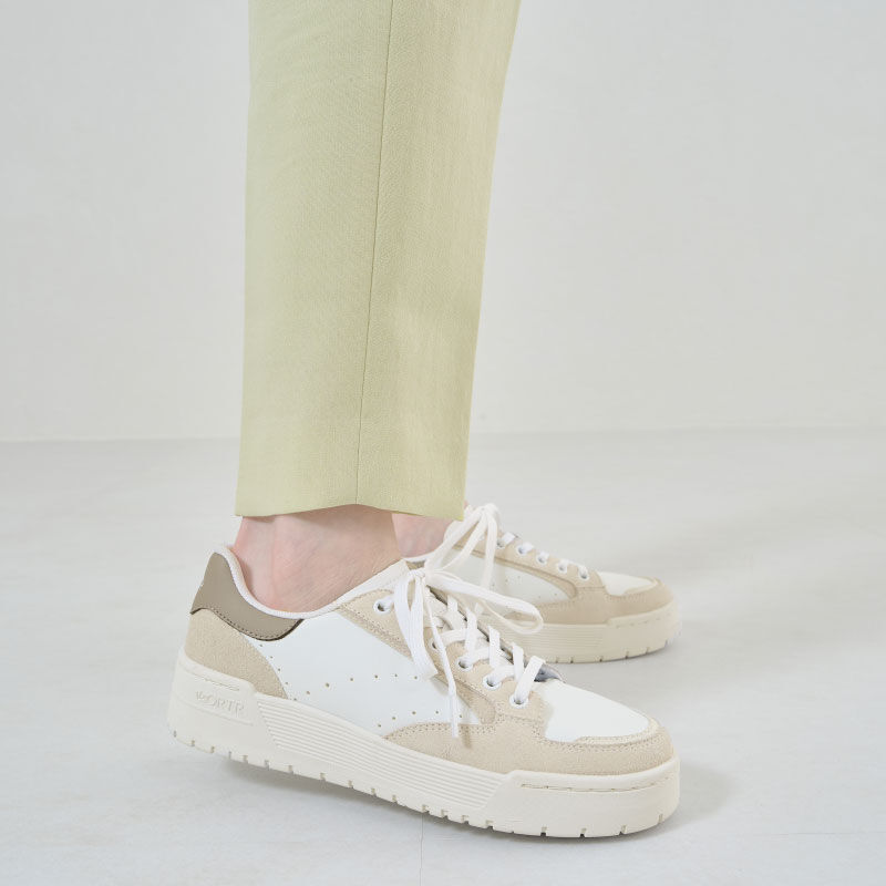 ORiental TRaffic「【サイズ拡大】厚底コートソールスニーカー/OT3721 スニーカー 厚底」|スニーカー|WHITE