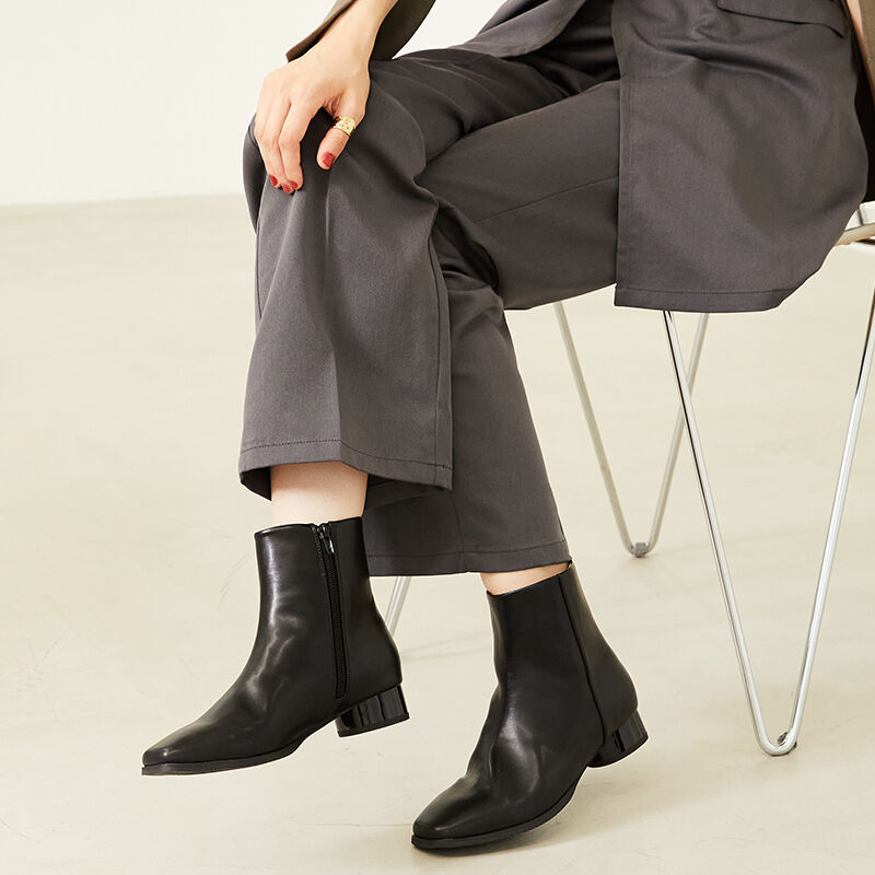 WA Oriental TRaffic「スクエアトゥラウンドヒールブーツ/32409」|ショートブーツ|