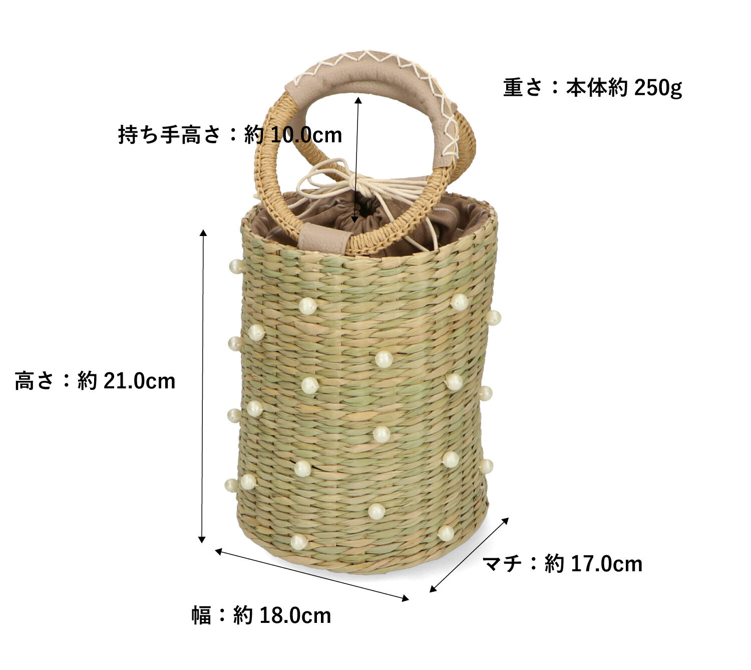 ORiental TRaffic「【BAG】パールカゴバッグ/BA-205」|ハンドバッグ|