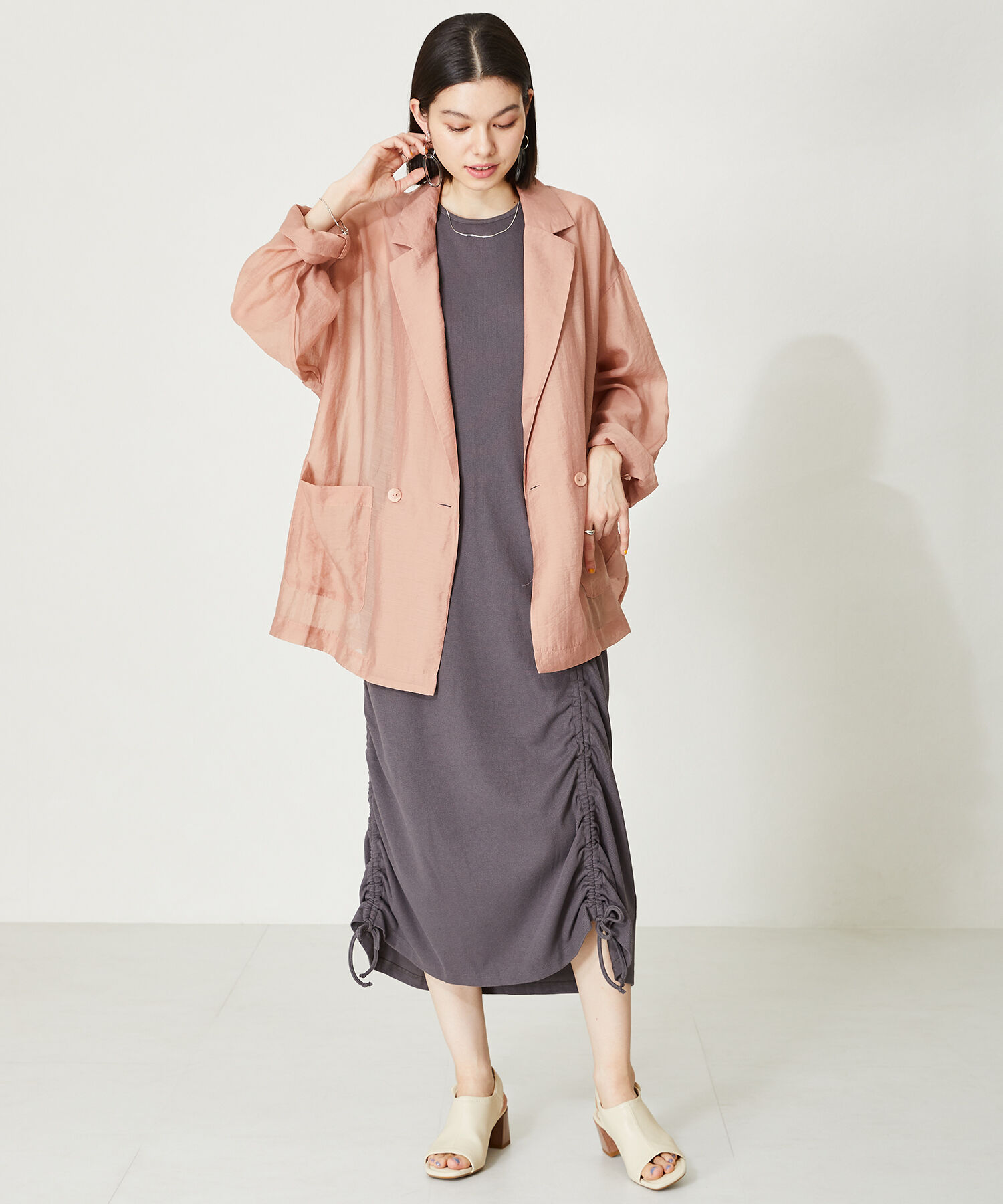 ORiental TRaffic「甲深ソフトレザーサンダル/41203」|サンダル|