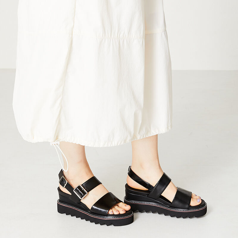 ORiental TRaffic「【アウトレット価格】厚底ワイドベルトサンダル/41210」|サンダル|