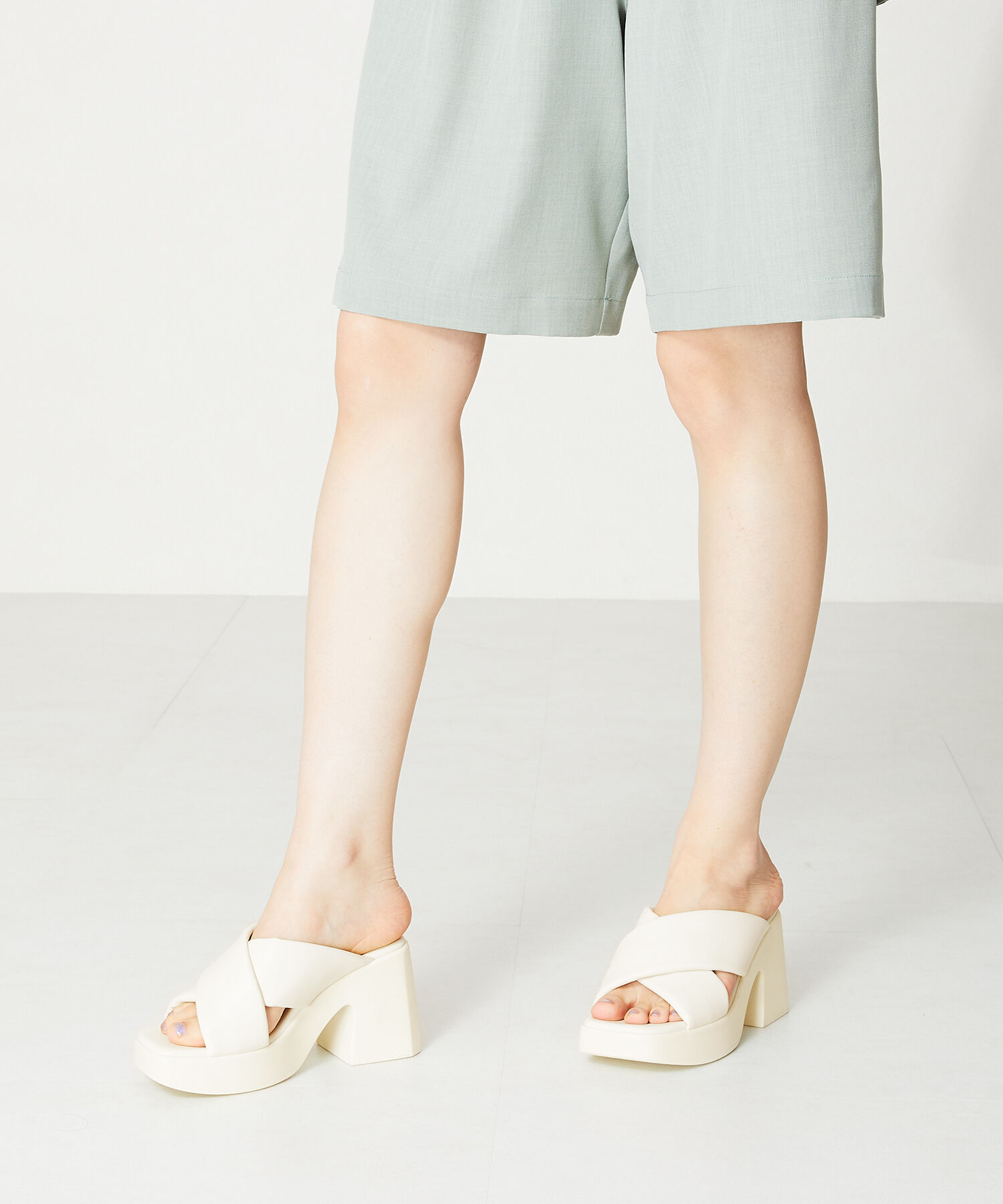 ORiental TRaffic「【定番】パデット厚底サンダル/41222 サンダル 厚底 人気 トレンド 売れてる」|サンダル|