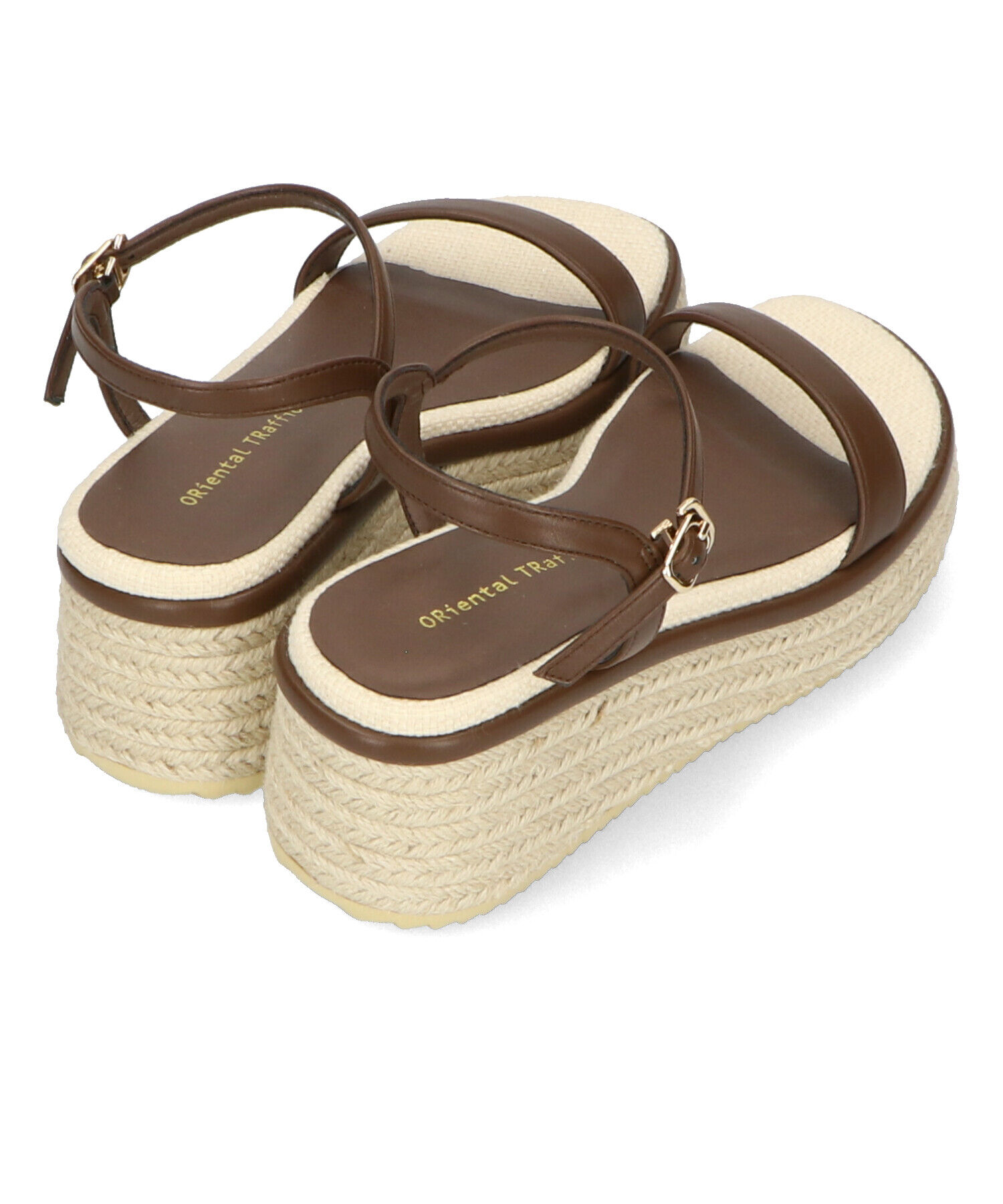 ORiental TRaffic「【アウトレット価格】厚底ジュートソールサンダル/41224 厚底 サンダル 人気 トレンド 売れてる」|サンダル|