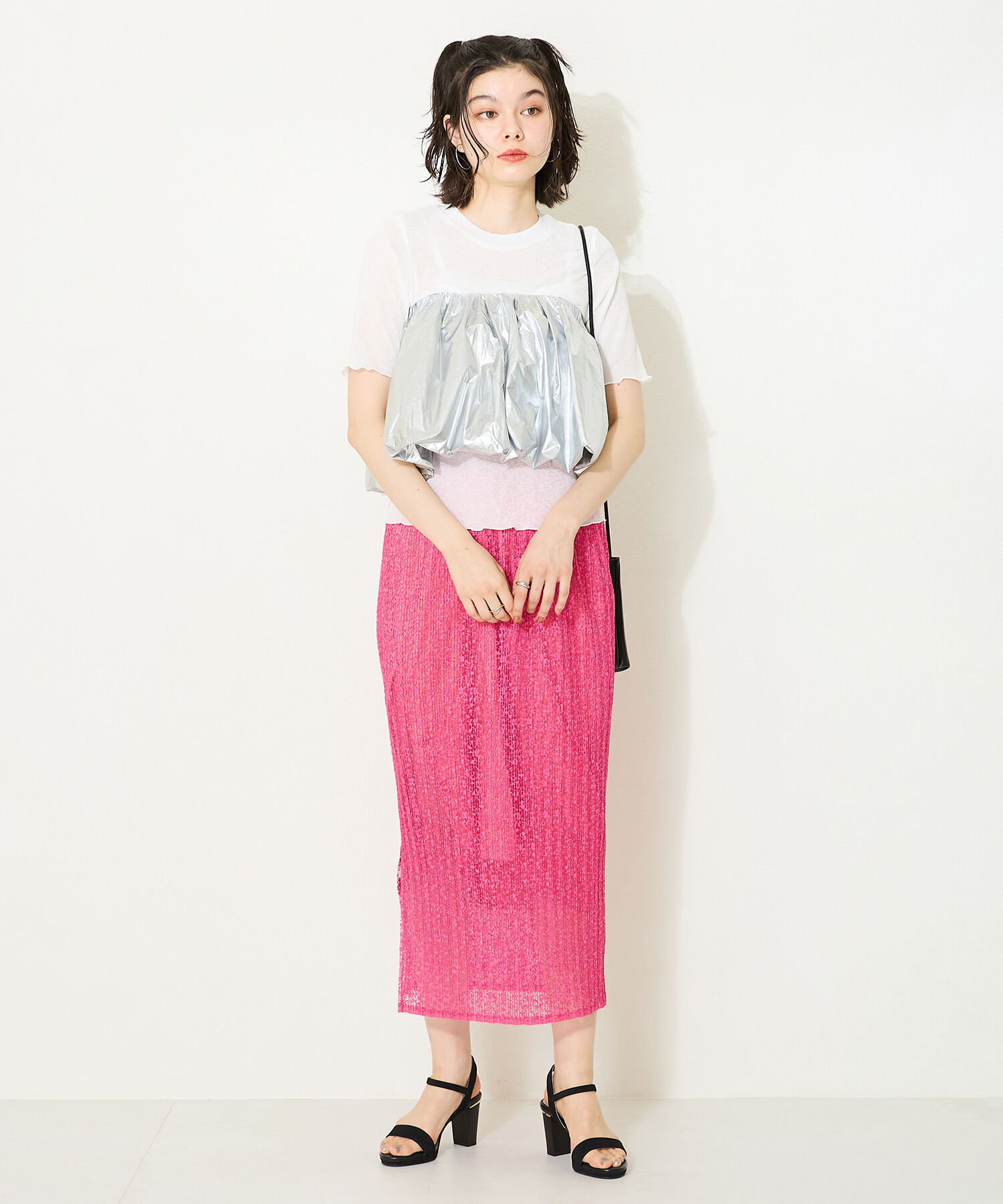 ORiental TRaffic「ラウンドトゥラインヒールサンダル/41234」|サンダル|