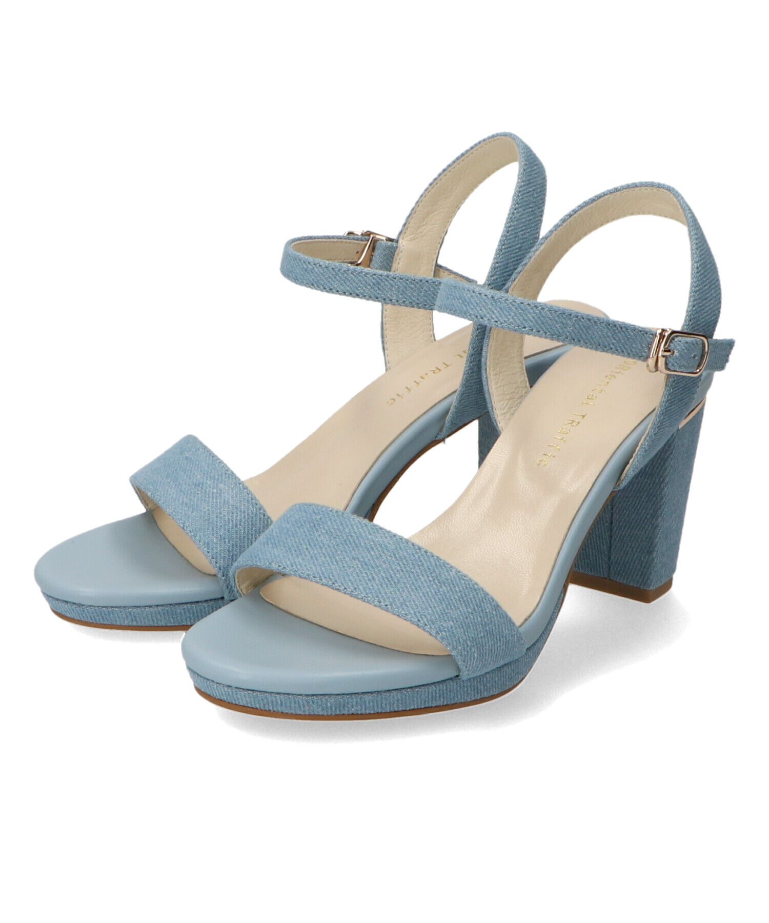 ORiental TRaffic「ラウンドトゥラインヒールサンダル/41234」|サンダル|