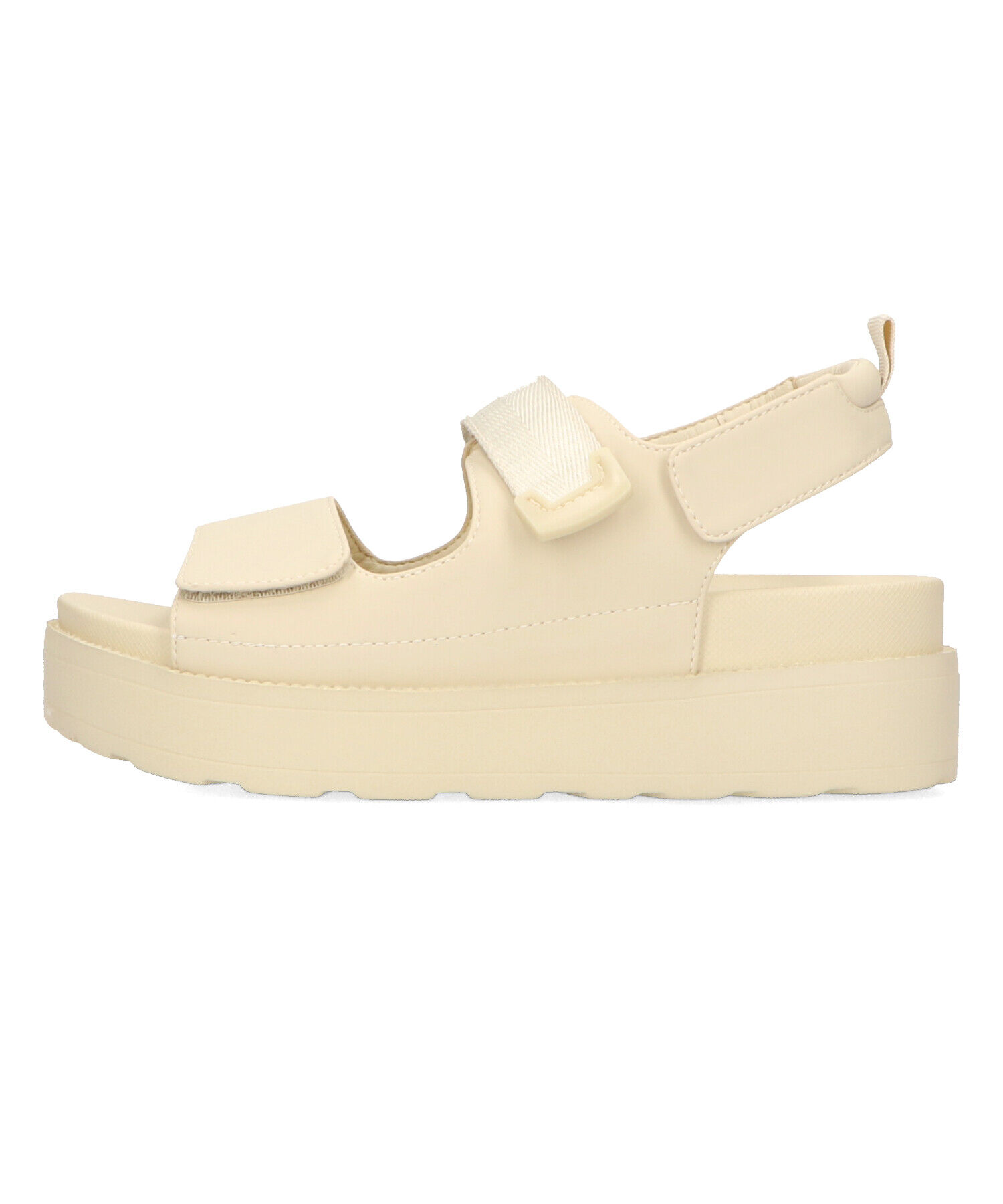 ORiental TRaffic「【アウトレット価格】ダブルベルトベルクロ厚底サンダル/41238」|サンダル|