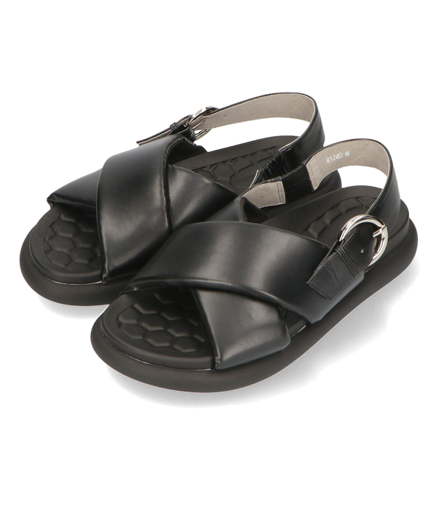 ORiental TRaffic「クロスベルトコンフォートサンダル/41240 サンダル フラット フィット 人気 売れてる トレンド」|サンダル|