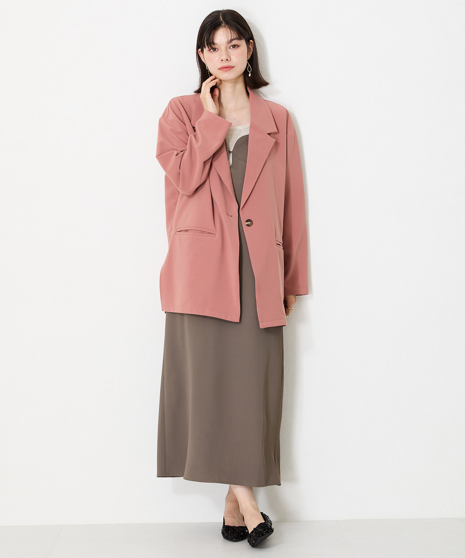 ORiental TRaffic「●2024秋冬新作●スパンコールバレエシューズ/41315」|パンプス|