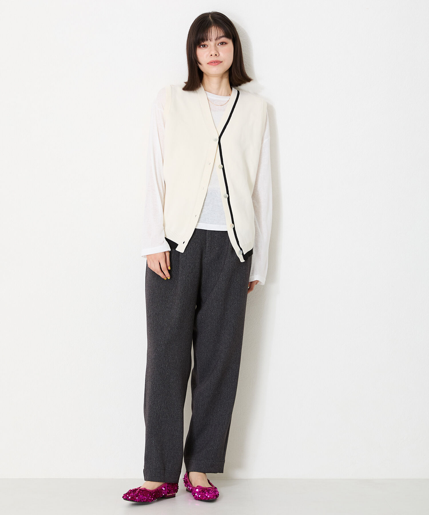 ORiental TRaffic「●2024秋冬新作●スパンコールバレエシューズ/41315」|パンプス|