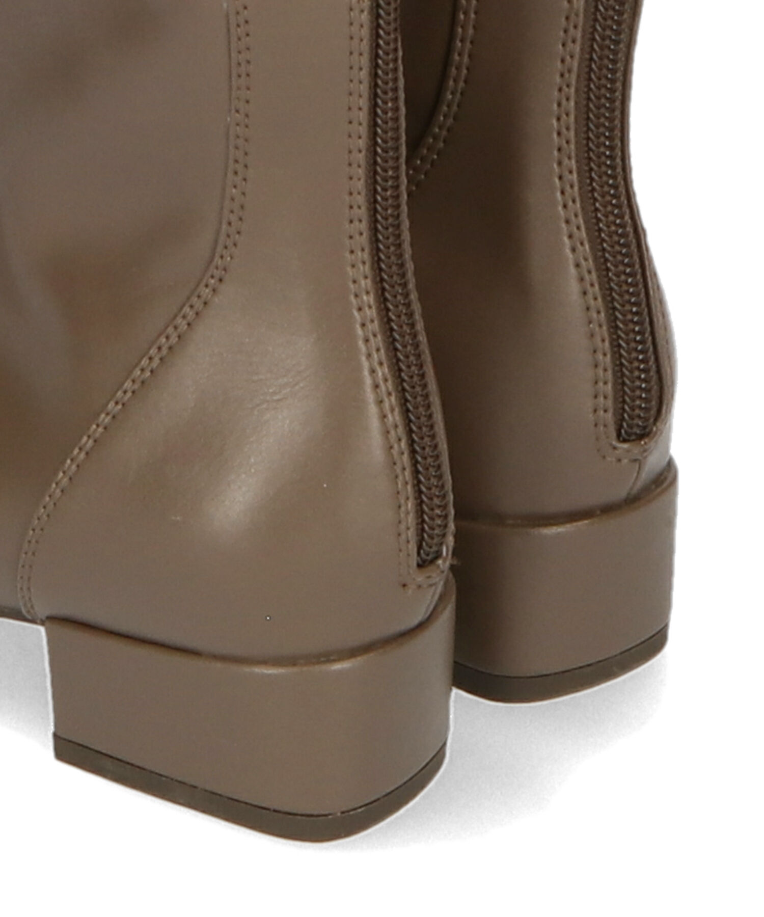 WA Oriental TRaffic「●2024秋冬新作●バックジップスクエアトゥストレッチブーツ/42403」|ショートブーツ|