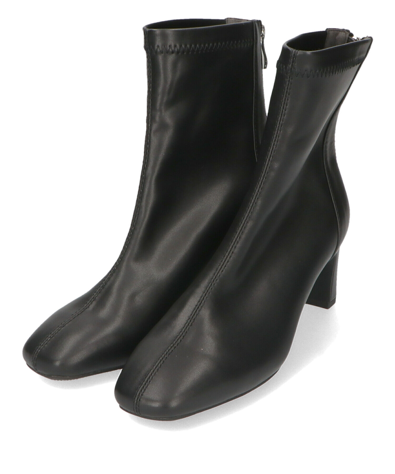 ORiental TRaffic「●2024秋冬新作●ストレッチヒールバックジップブーツ/41406」|ショートブーツ|