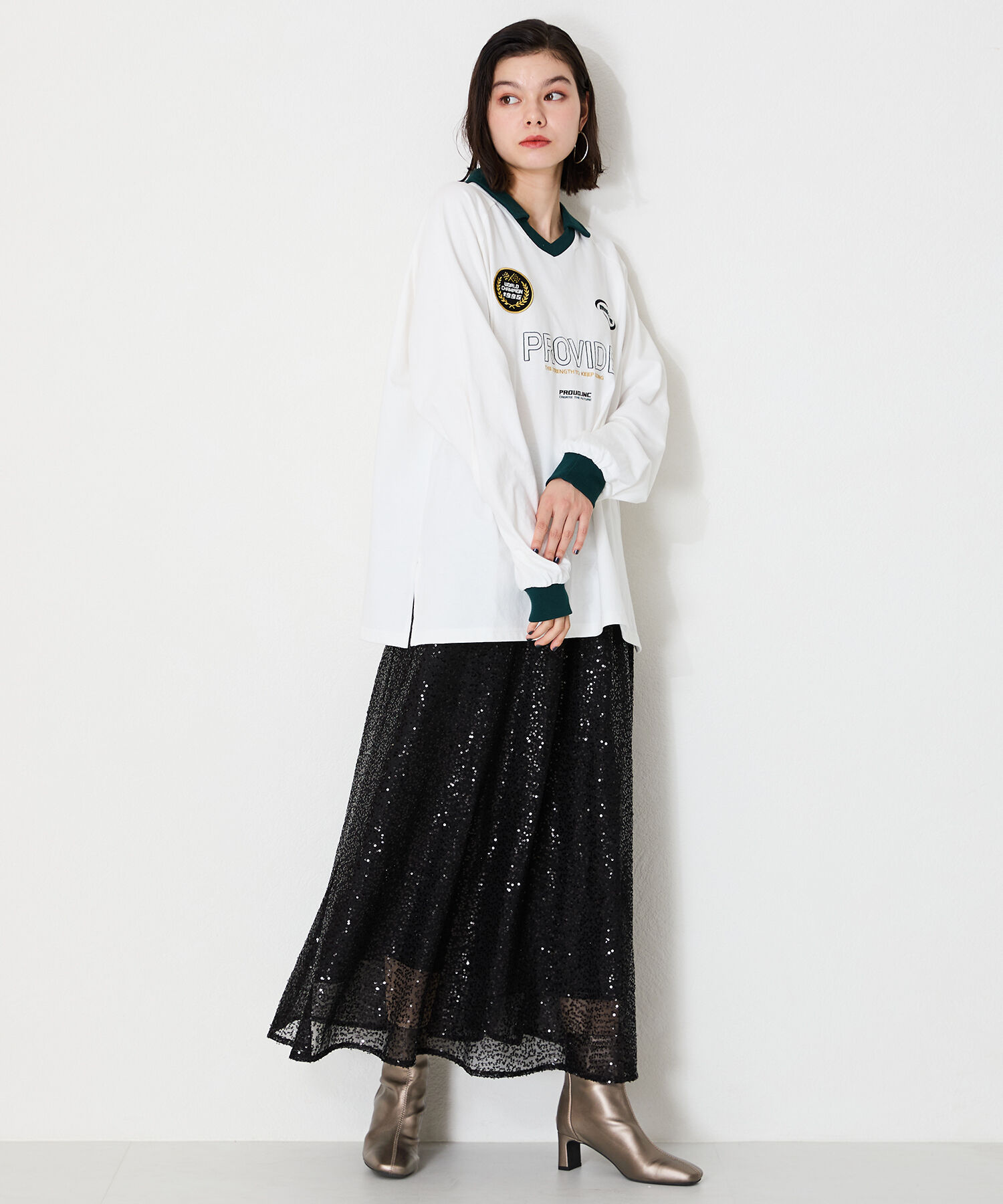 ORiental TRaffic「●2024秋冬新作●ストレッチヒールバックジップブーツ/41406」|ショートブーツ|