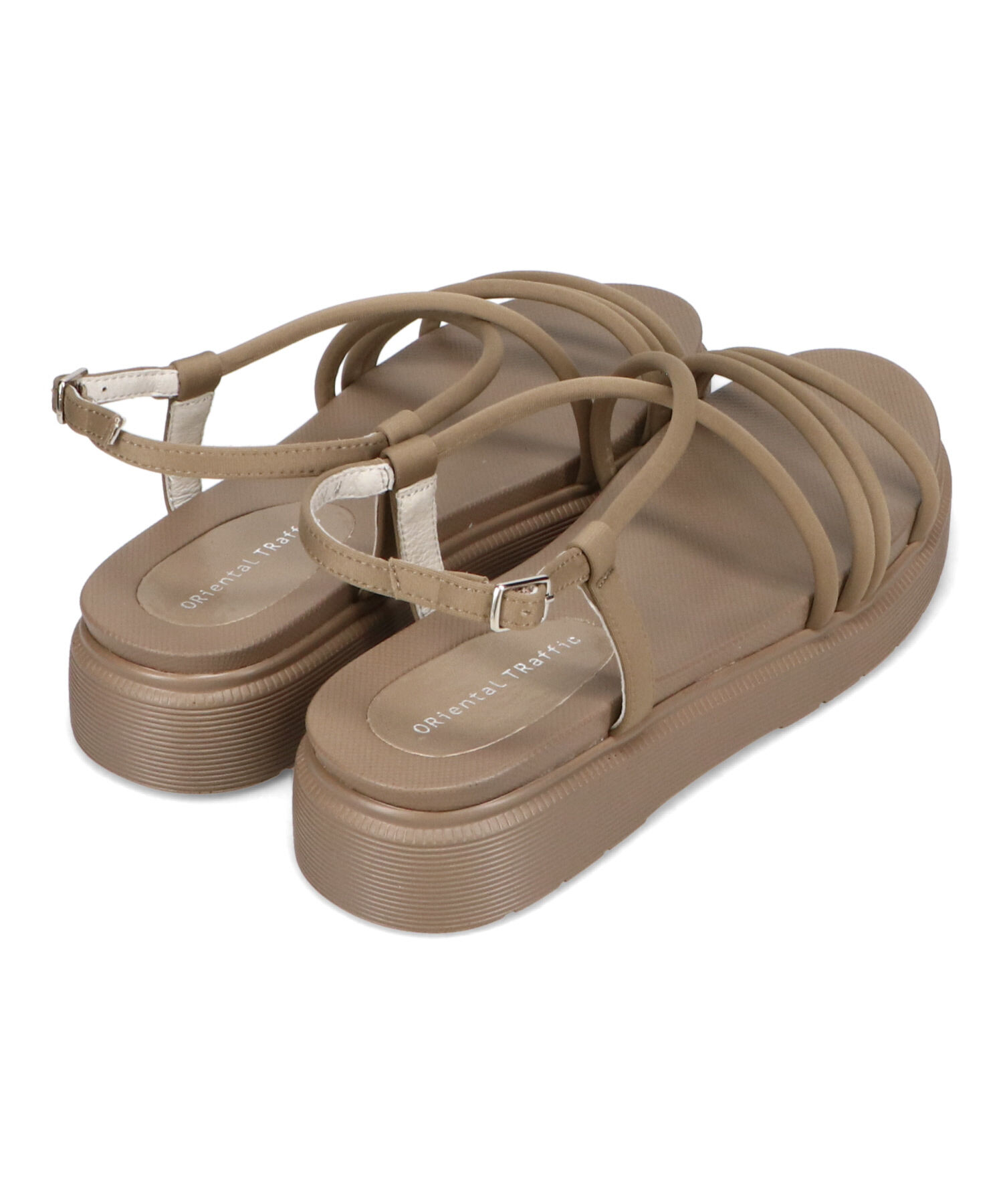 ORiental TRaffic「【WEB限定】チューブストラップスポーツサンダル/55204 厚底　スポサン 人気」|サンダル|
