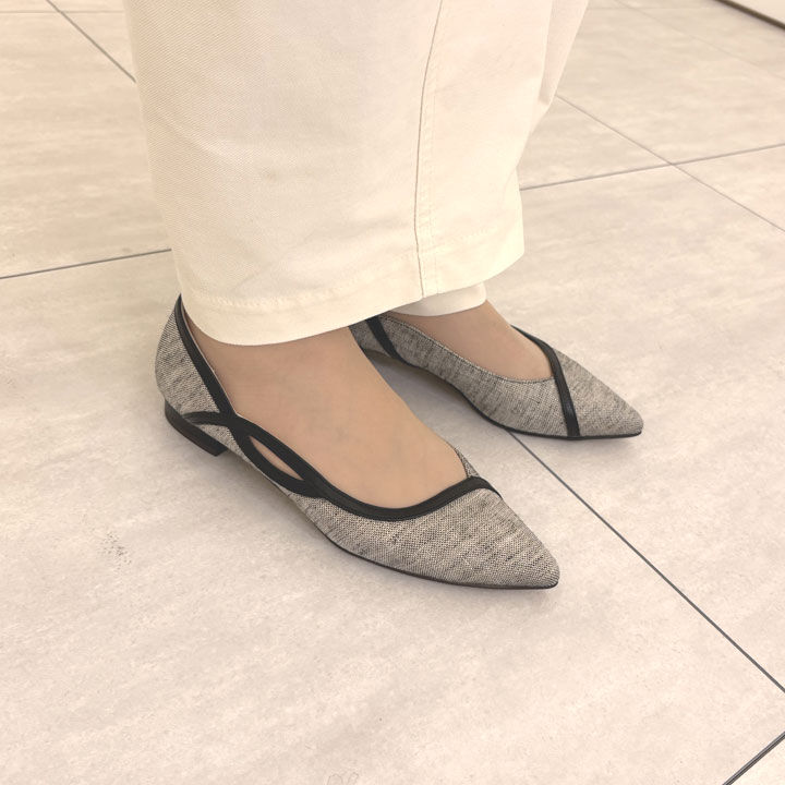 ダイアナ「フラットパンプス　NJ12155」|パンプス|