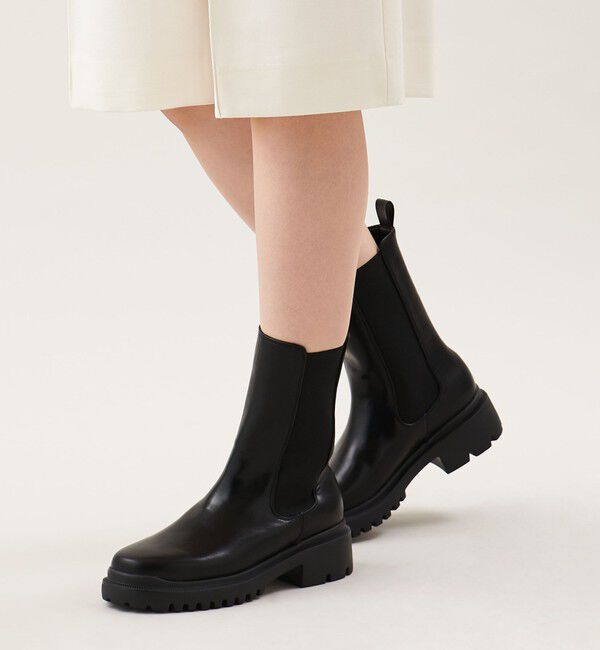 ODETTE E ODILE「ミドルサイドゴア ショートブーツ」|レインシューズ|
