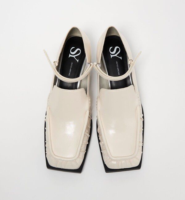 ODETTE E ODILE「＜SY＞スクエアローファーベルクロ パンプス45&uarr;」|パンプス|