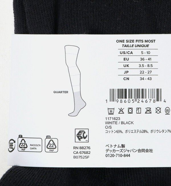 ODETTE E ODILE「＜UGG＞ W QUINLIN 2P WBLC」|ソックス|