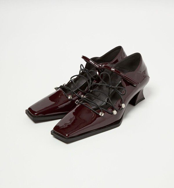 ODETTE E ODILE「＜SY＞スカラップレースアップ パンプス45&uarr;」|パンプス|