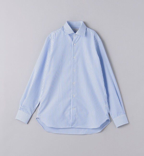 UNITED ARROWS「イージーケア AG オルタネイト ストライプ セミワイドカラーシャツ -抗菌防臭-」|シャツ・ブラウス|