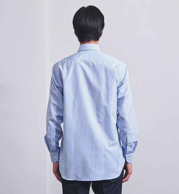 UNITED ARROWS「イージーケア AG オルタネイト ストライプ セミワイドカラーシャツ -抗菌防臭-」|シャツ・ブラウス|