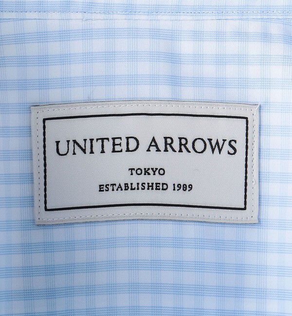 UNITED ARROWS「ALUMO/チェック ワイドカラー シャツ」|シャツ・ブラウス|