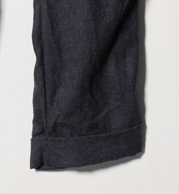 UNITED ARROWS「＜District＞ウールギャバジン ウォッシュド ワイド 1プリーツパンツ」|スラックス|