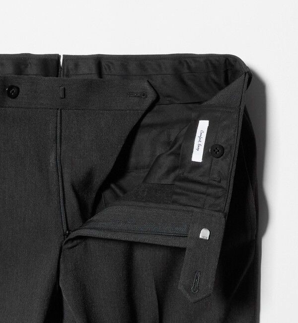 UNITED ARROWS「トロピカル ツイル サイドエクステンド ノープリーツスラックス COMFORT EASY‐MODEL ウォッシャブル 2WAY」|スラックス|