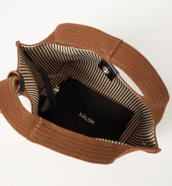 UNITED ARROWS「＜hALON＞ストライプ ニット トートバッグS」|トートバッグ|