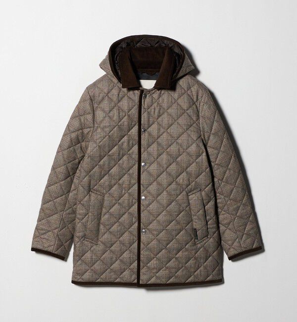 UNITED ARROWS「【別注】＜MACKINTOSH＞CROCKETFORD EX/キルティング チェック フーデッドコート」|その他|