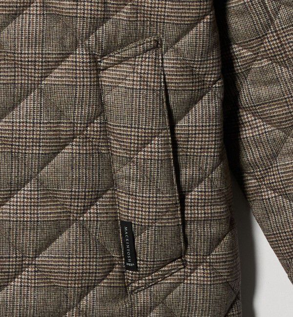 UNITED ARROWS「【別注】＜MACKINTOSH＞CROCKETFORD EX/キルティング チェック フーデッドコート」|その他|